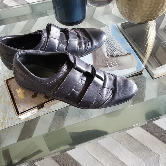 Gucci | Shoes | Gucci Shoes Size 45 Dark Blue | Poshmark display picture 3